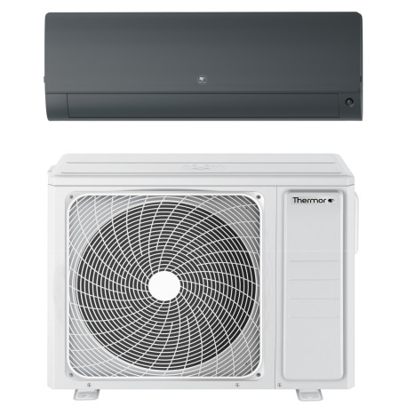 PAC Air/Air Monosplit 2,6 kW - Nagano murale pure - Noir - Thermor - R32