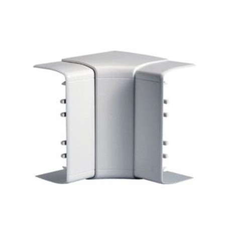 Angle intérieur variable 70° à 120° NIAV - Pour goulotte TerCia 90x55mm - Blanc