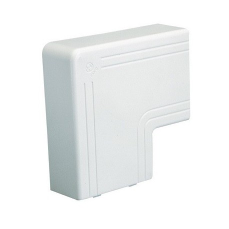 Angle plat NPAN - Pour goulotte 150x60mm - Blanc