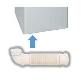 Siphon plat et coude pour VMC Dee Fly Cube