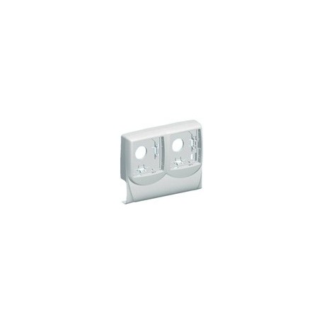 Boitier double d'appareillage pour goulotte Optima TM et appareillage en saillie Legrand - Pour goulotte 22 x 12,5mm