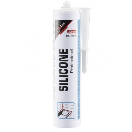 Mastic silicone acétique translucide anti-moisissures spécial sanitaires  Semin cartouche (310ml)