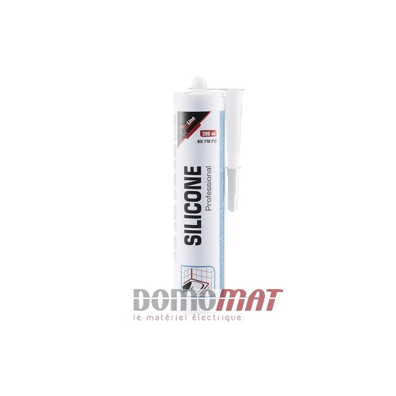 Cartouche acrylique blanc mat - 310 ml - E-miroiterie