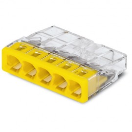 Borne pour boîte de dérivation 5 x 0,5 à 2,5mm²