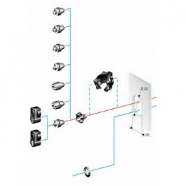 Manette + insert + clé 1242E pour coffret Thalassa