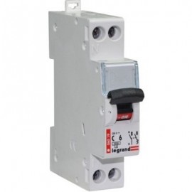 Disjoncteur DNXᶾ - 6A - 1P+N - Courbe C - Vis/Vis
