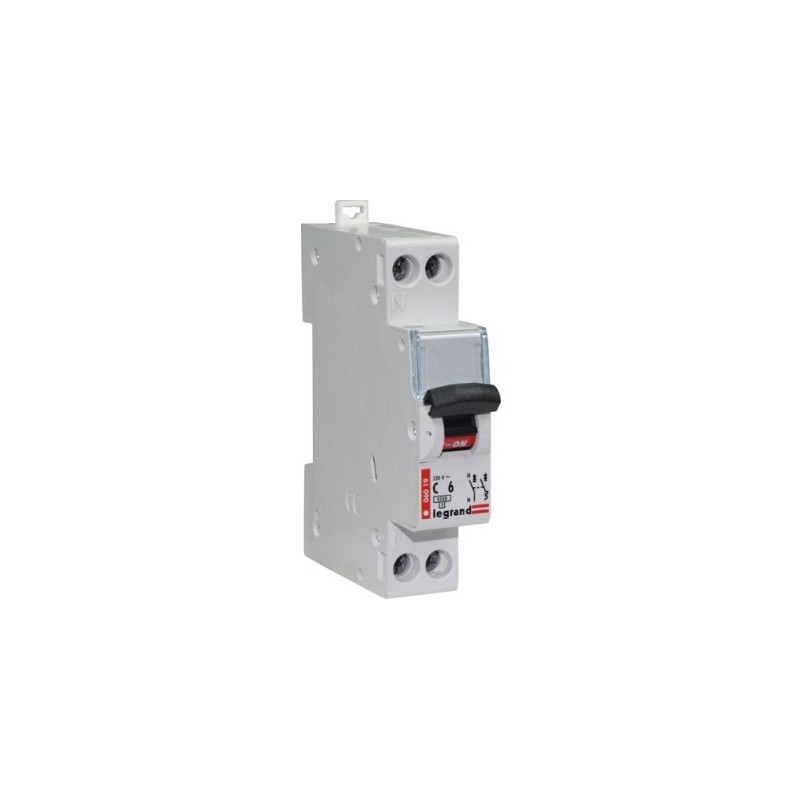 Disjoncteur DX³ 10000 - 16kA - U+N 230V~ 16A - Courbe C - 1 Module Legrand 3245064091527