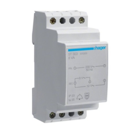 Transformateur de sonnerie 8W