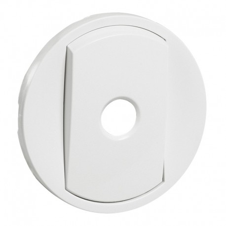 Enjoliveur Blanc pour poussoir et va-et-vient Intuition - doigt large