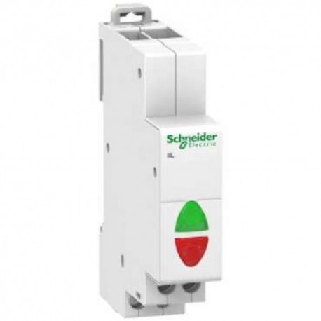 Voyant lumineux double vert/rouge 12-48VCA/CC