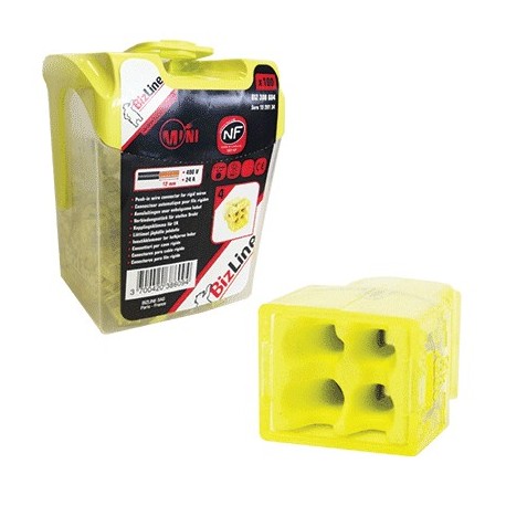 Boite de 100 bornes de connexion Christa'l mini - 4 entrées