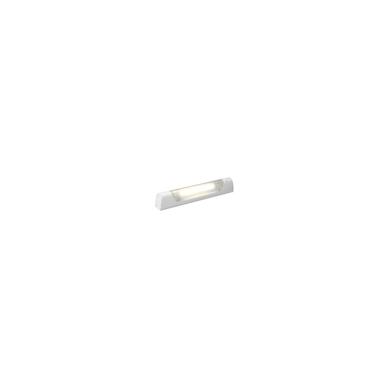 Applique standard tube LED S19 avec interrupteur - 470mm - IP24 - Blanc