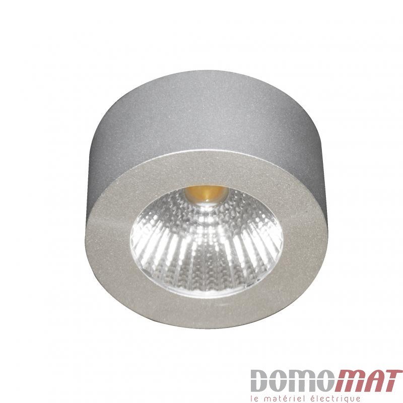 Lampe LED 3W à Pile 62Pole, Spot, Bouton, Vitrine, Bijoux, Coque  Argentée/Noire