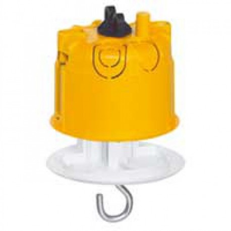 Boîte d'encastrement luminaire Batibox pour point de centre - cloison sèche - couvercle DCL
