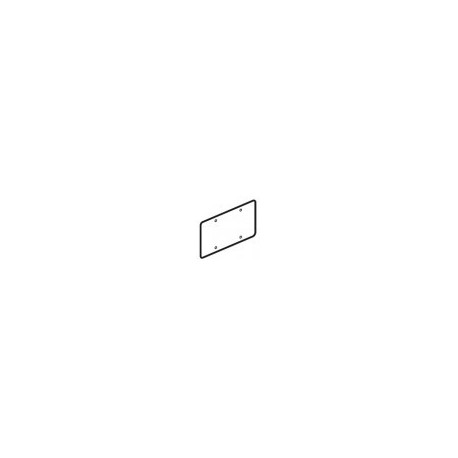 Couvercle universel Batibox pour boîte 2 postes - 155 x 85 mm