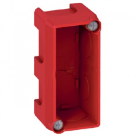 Boîte monoposte Batibox pour maçonnerie - Mosaic ou Céliane - 1 module - profondeur 40 mm