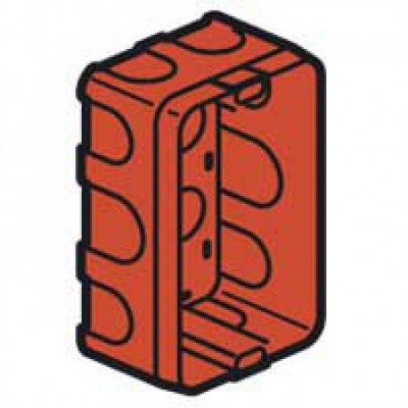 Boîte d'encastrement Batibox pour maçonnerie - pour prise rasoir Céliane - profondeur 50 mm