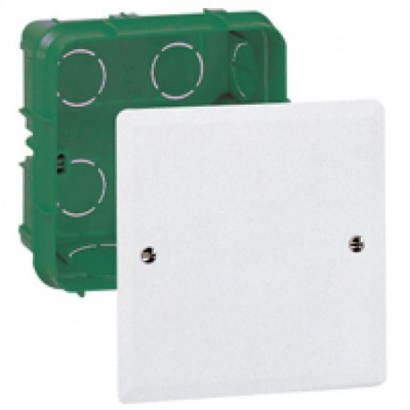 Boîte complète Batibox pour dérivation - rectangulaire - 85x85x40mm