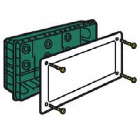 Boîte complète Batibox pour dérivation - grande capacité - 390x245x70 mm