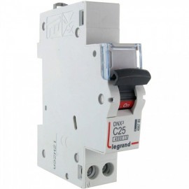 Disjoncteur DNXᶾ 4500 - 25A - 1P+N - Courbe C - Auto/vis