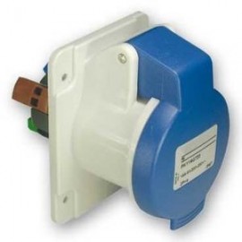 Prise industrielle droite 16 A - PratiKa - 2P+T - 200-250V CA - IP44