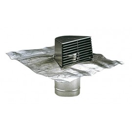 Sortie chatière et plaque de plomb Gris