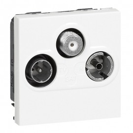 PriseTV/R/SAT - Programme Mosaic - 2 modules - blanc