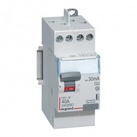 Interrupteur différentiel - 40A - 30mA - Type A - 230V - Vis/vis