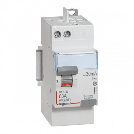 Legrand 411650 - Interrupteur différentiel - 63A - 30mA - Type AC - 230V - Vis/Auto
