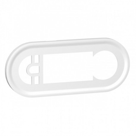 Enjoliveur Céliane pour thermostat d'ambiance - Blanc