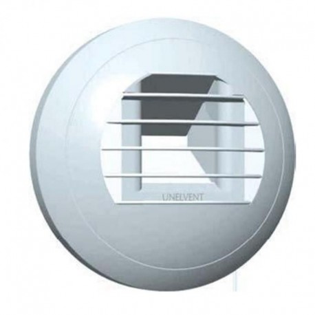 Bouche d'extraction hygroréglable pour Salle de Bains BEHS 10/40- diamètre 125 mm - Modulation suivant humidité ambiant