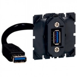 Prise USB femelle pré-connectorisée - Céliane 