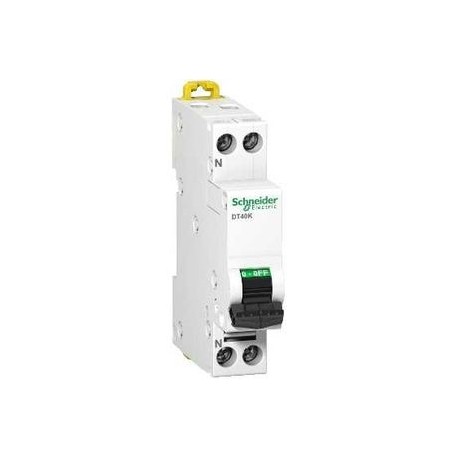 Disjoncteur DT40K non auxiliarisable 1P+N - 4,5kA - courbe C - 25A 
