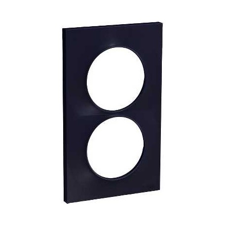 Plaque Odace Styl - Anthracite - Double verticale
