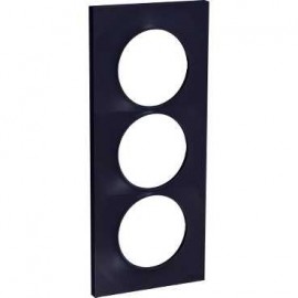 Plaque Odace Styl - Anthracite - Triple verticale