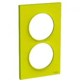 Plaque Odace Styl - Vert chartreuse - Double verticale