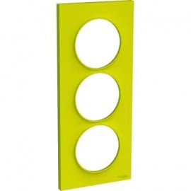 Plaque Odace Styl - Vert chartreuse - Triple verticale