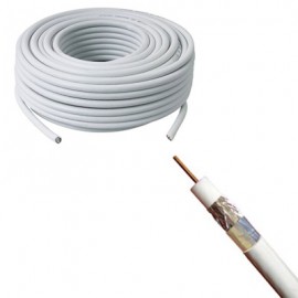 Câble antenne COAX TV (classe B) 17VATC - Vendu en rouleau de 50m