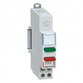 Poussoir modulaire - Double fonction sans voyant - 1 NO + NF