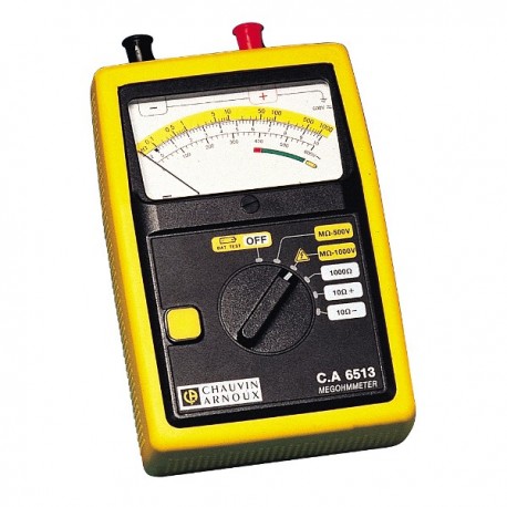 Contrôleur d'isolement analogique C.A 6513 - Sous 500V DC