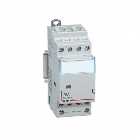 Contacteur de puissance bobine 230 V~ 4P - 400 V~ 63 A - 4F - 3 modules