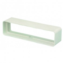 Raccord droit RD pour conduit rectangulaire PVC rigide - 55 x 220mm