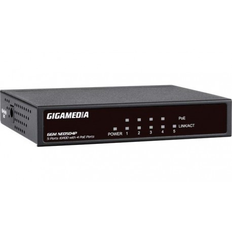 Switch 5 ports + 4 ports PoE