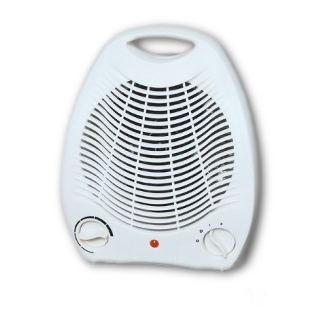 Type B, Blanc Froadp Mobile Ventilateur de Chauffage avec 2 Réglages de Chaleur et Ventilateur à étage Froid Radiateurs Soufflants Utilisables Max 2000W pour Maison 