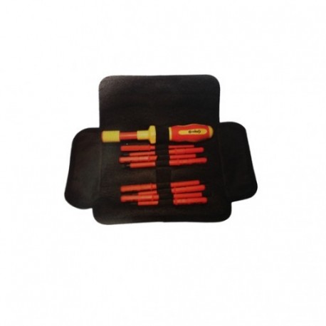 Tournevis dynamométrique isolé 1000V - 8 embouts fournis