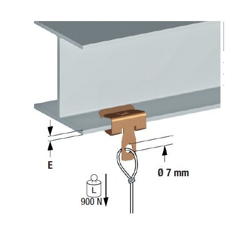 Attache épaisseur 2-6 mm E-robur