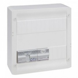 Coffret multimédia Double Play avec brassage - équipé et précâblé 4 prises RJ45