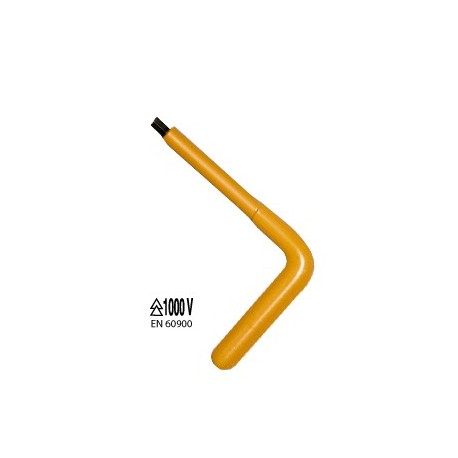 Clé mâle coudée 90°C isolée 1000V- Ø 4 mm