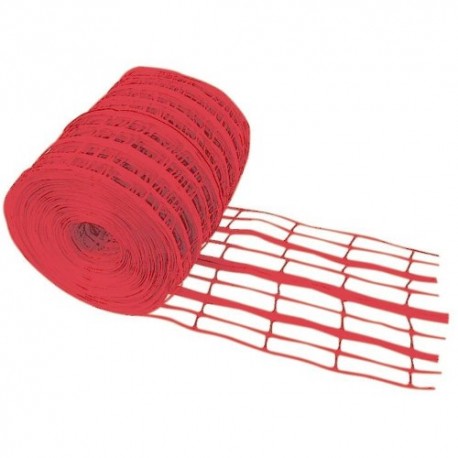 Grillage avertisseur Eure-K Rouge - Longueur de 100m - Largeur de 30cm