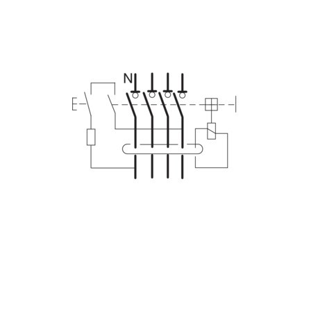 CDC840F - Interrupteur différentiel 3P+N 40A 30mA type AC à bornes